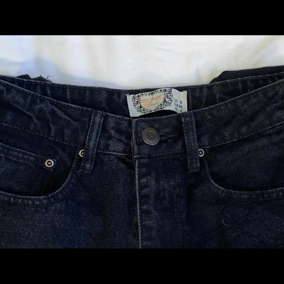 High Waist Distressed Mom Jeans - Picture 2 of 2